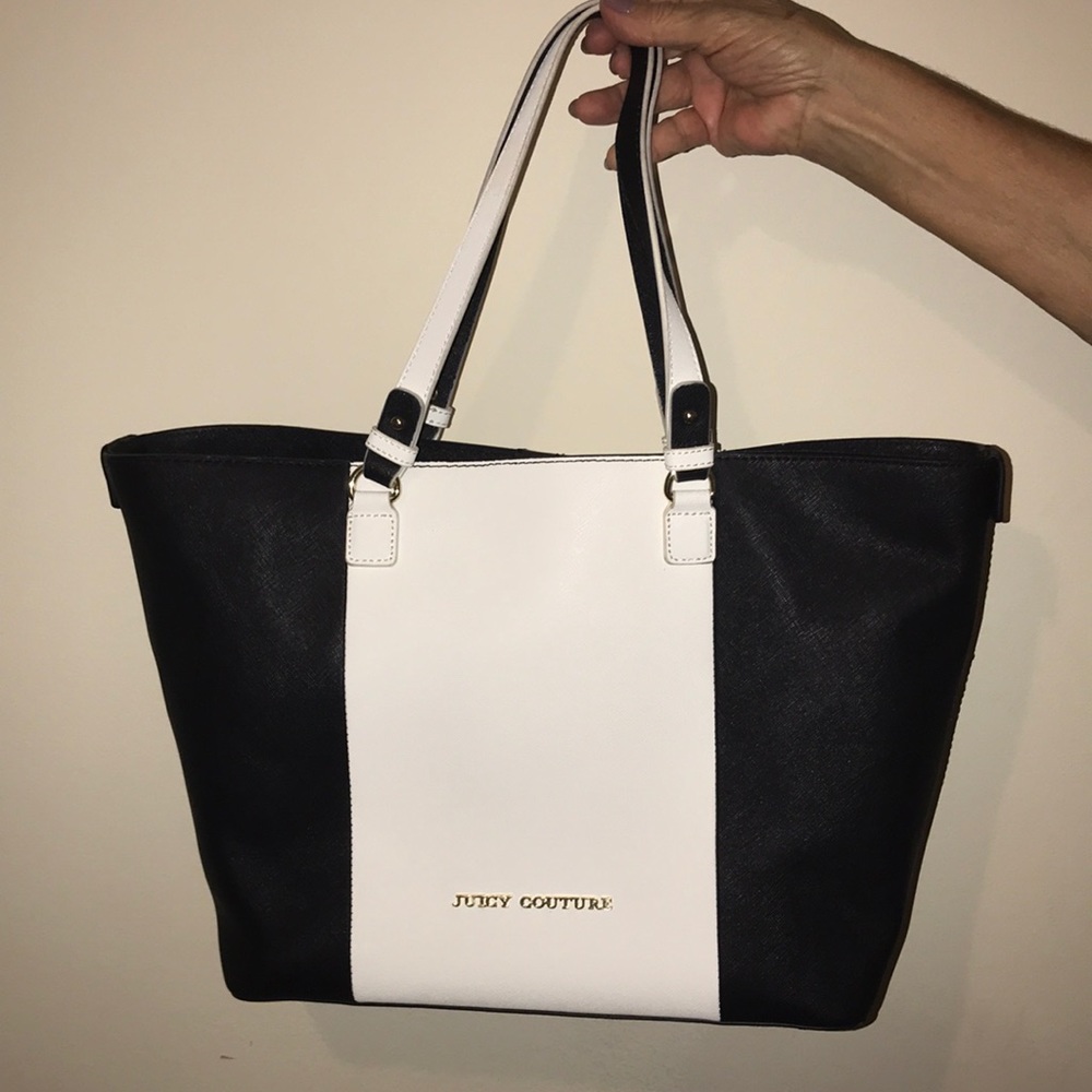 Black and white authentic juicy couture bag